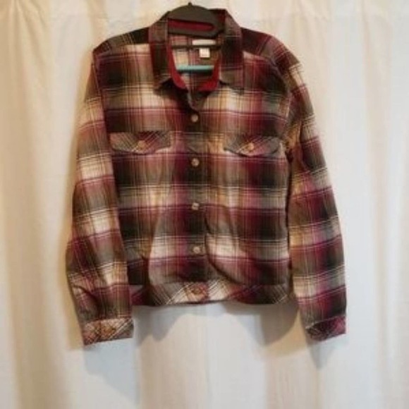 Plaid Button‎ Up Jacket - Picture 3 of 6